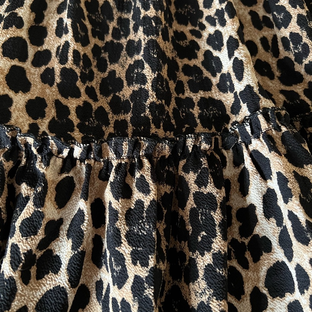 Leopard Skirt with Ruffle - Picture 3 of 4